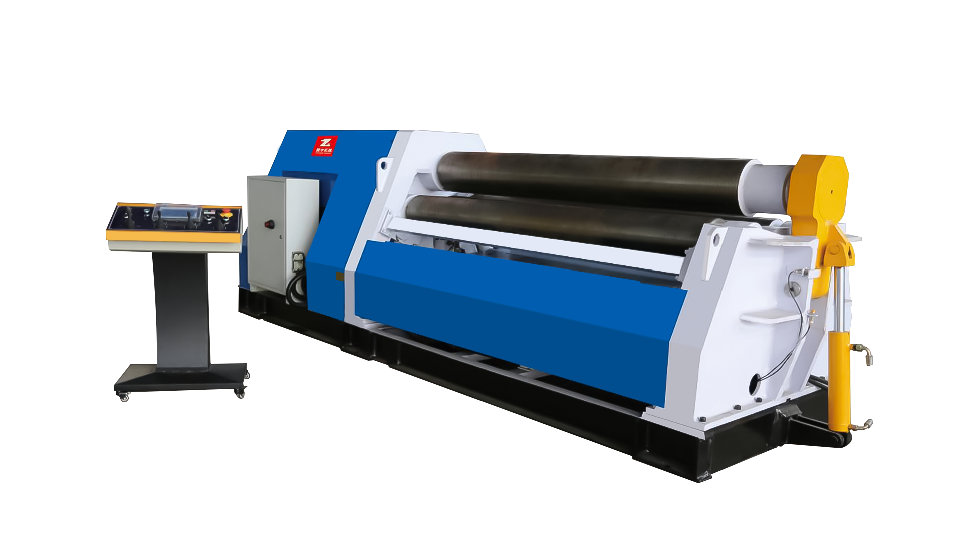 CNC elektrisk servo rullmaskin med fyra rullar